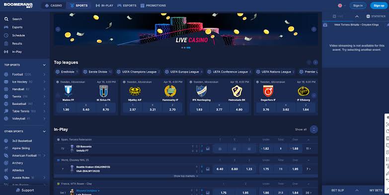 Avis sur le casino Boomerang.Bet